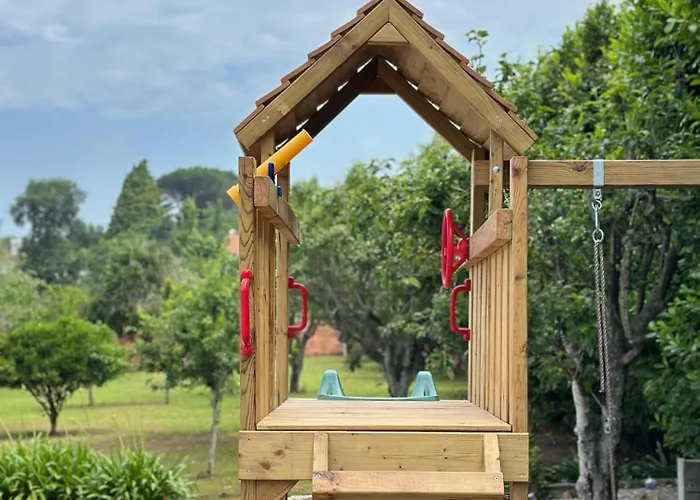 Sauna, Jacuzzi, Firepit, Playground - Oporto And 15min Apartment Sanfins