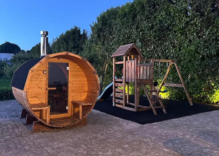 Sauna, Jacuzzi, Firepit, Playground - Oporto And 15min Apartment