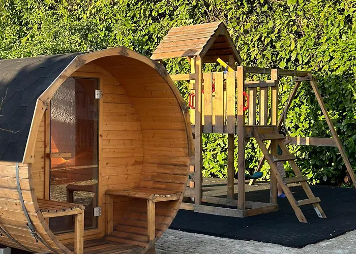 Sauna, Jacuzzi, Firepit, Playground - Oporto And 15min *